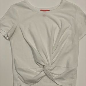 Knotted white shirt- Chelsea & Violet- medium
